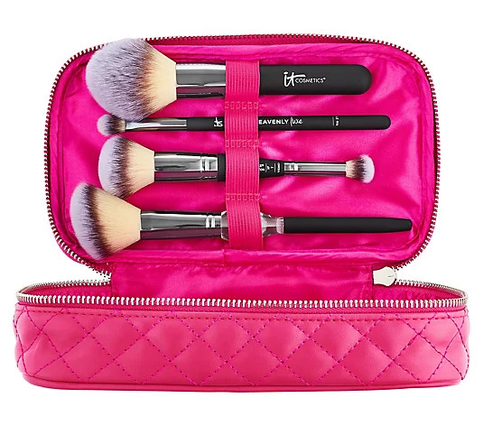 IT Cosmetics Special Edition Holiday 4-Piece Luxe Brush Set w/ Bag - QVC.com | QVC