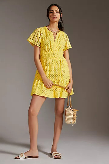 The Somerset Mini Dress: Eyelet Edition | Anthropologie (US)