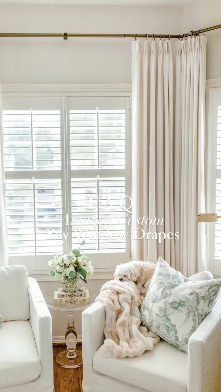Amazon Custom Drape FAQs:


🔹Liz Linen fabric in Ivory White 
🔹Pinch Pleat 
🔹Room darkening liner 
🔹4 panels (2 outer panels 56in W X 96 H & 2 inner panels 75in W X 96in H) 
🔹No tie backs
🔹No memory training 

🔸 Check out my “Amazon Drape” highlight for even more information!! 

#beforeafter #homeremodel #founditonamazon #amazonfinds #amazonhome #shopltk #ltkhome #homedecor #homedesign #interiordecor #interiordecor #LTKunder100 

#LTKstyletip #LTKSeasonal #LTKhome