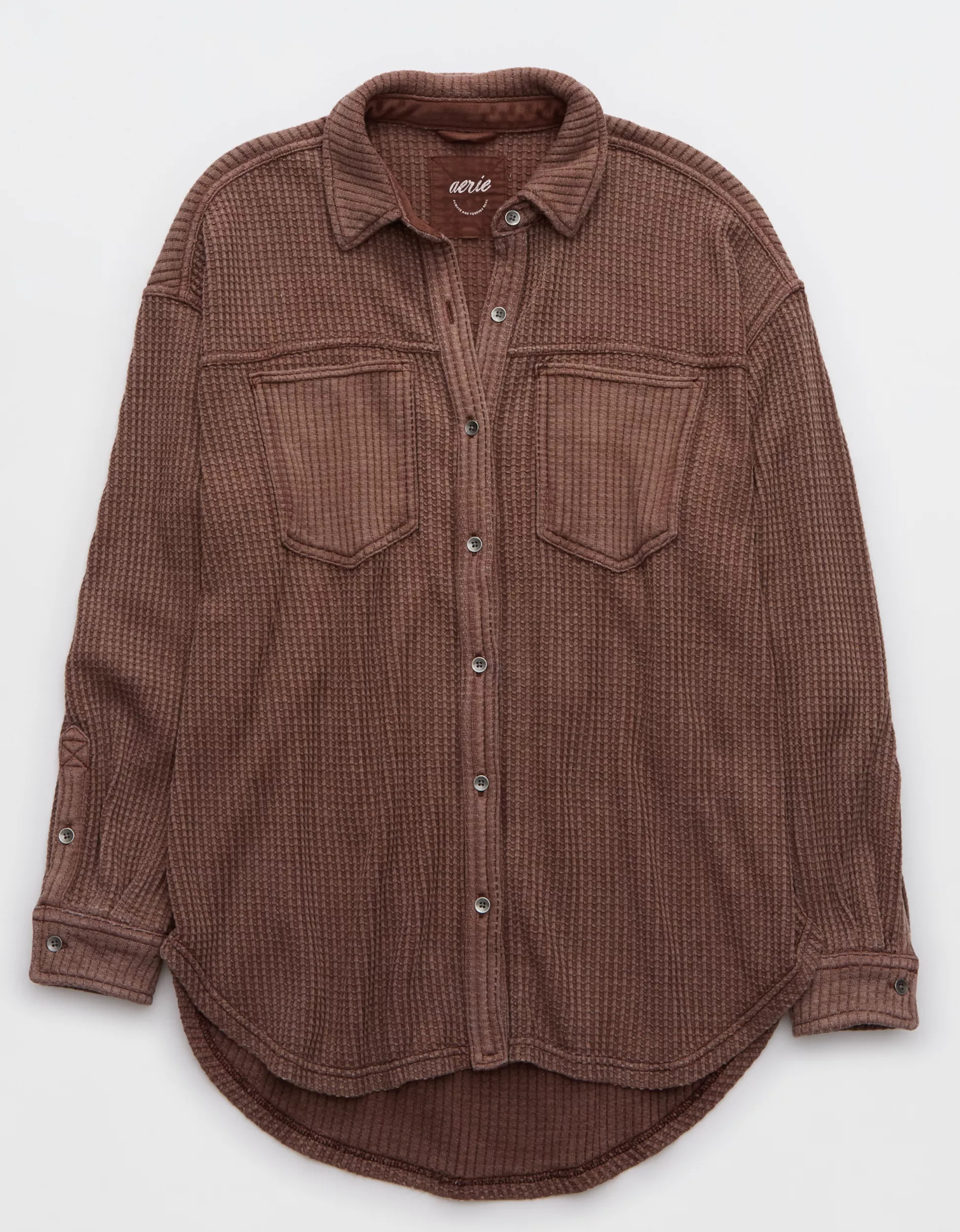 Aerie Anytime Fave Waffle Shirt | Aerie