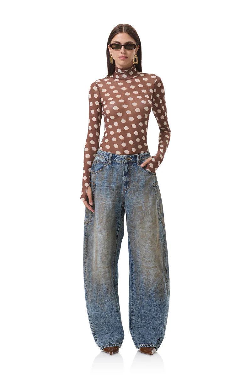 Bexley Barrel Pant - Dusty Tint Wash | ShopAFRM