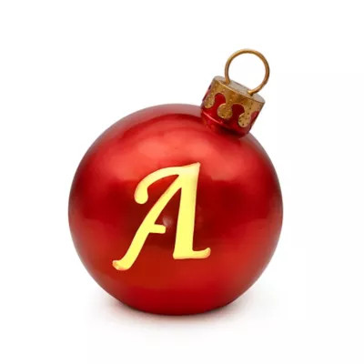 9-Inch Pre-Lit Monogram Letter Christmas Ball Ornament | Bed Bath & Beyond