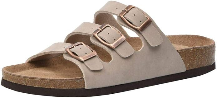 CUSHIONAIRE Women's Lela Cork footbed Sandal with +Comfort | Amazon (US)
