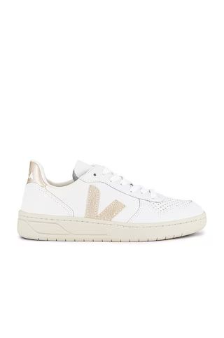 Veja V-10 Sneaker in Extra-White & Platine from Revolve.com | Revolve Clothing (Global)