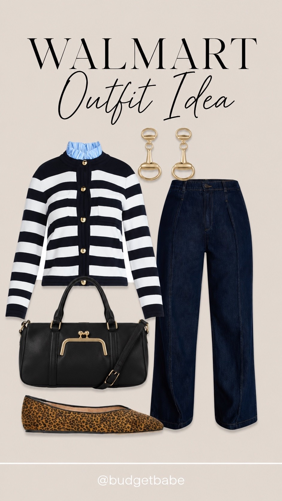 Walmart outfit idea with these new front seam wide leg trouser jeans, I hope they restock because they just launched and sizes are already going fast. Also come in white. #walmartfashion

#LTKOver40