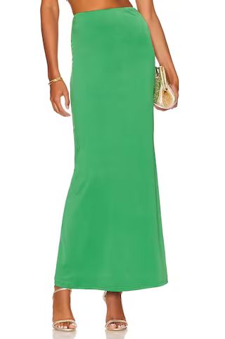 REMI X REVOLVE Lucy Maxi Skirt in Green from Revolve.com | Revolve Clothing (Global)