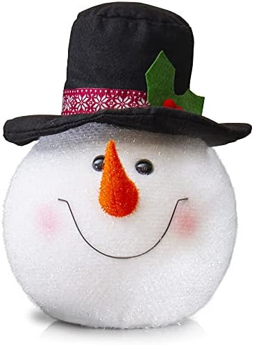 Ornativity Snowman Head Tree Topper - Xmas Holiday Tree Top Winter Snow Man Topper Ornament Decor... | Amazon (US)
