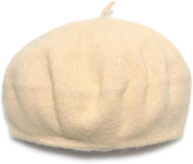 AWAYTR Kids Wool French Beret - Little Girls Artist Beret Hat | Amazon (US)