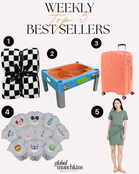 Last weeks best sellers! Blanket, hot wheels table and luggage all on SALE!
Our new favorite Disney T-shirts from Beat Day ever! And don’t forget an amazing summer dress from Target!

#LTKstyletip #LTKfamily #LTKsalealert