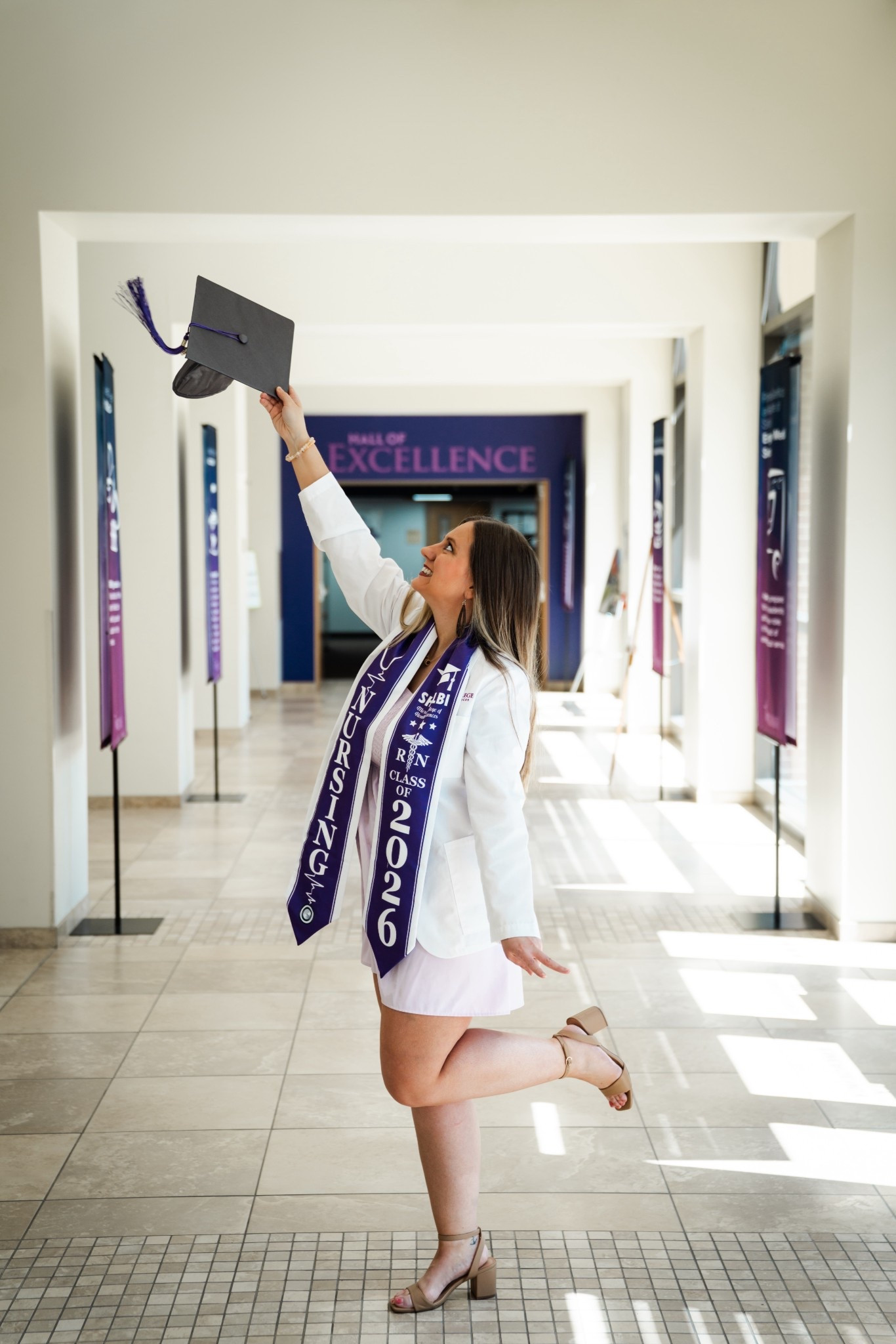 RN graduation! Thank you Jesus for Everything. This cute Stole our class bought as a group. Shipping came quick has your name year of graduation, school, and program 🫶 #graduationn