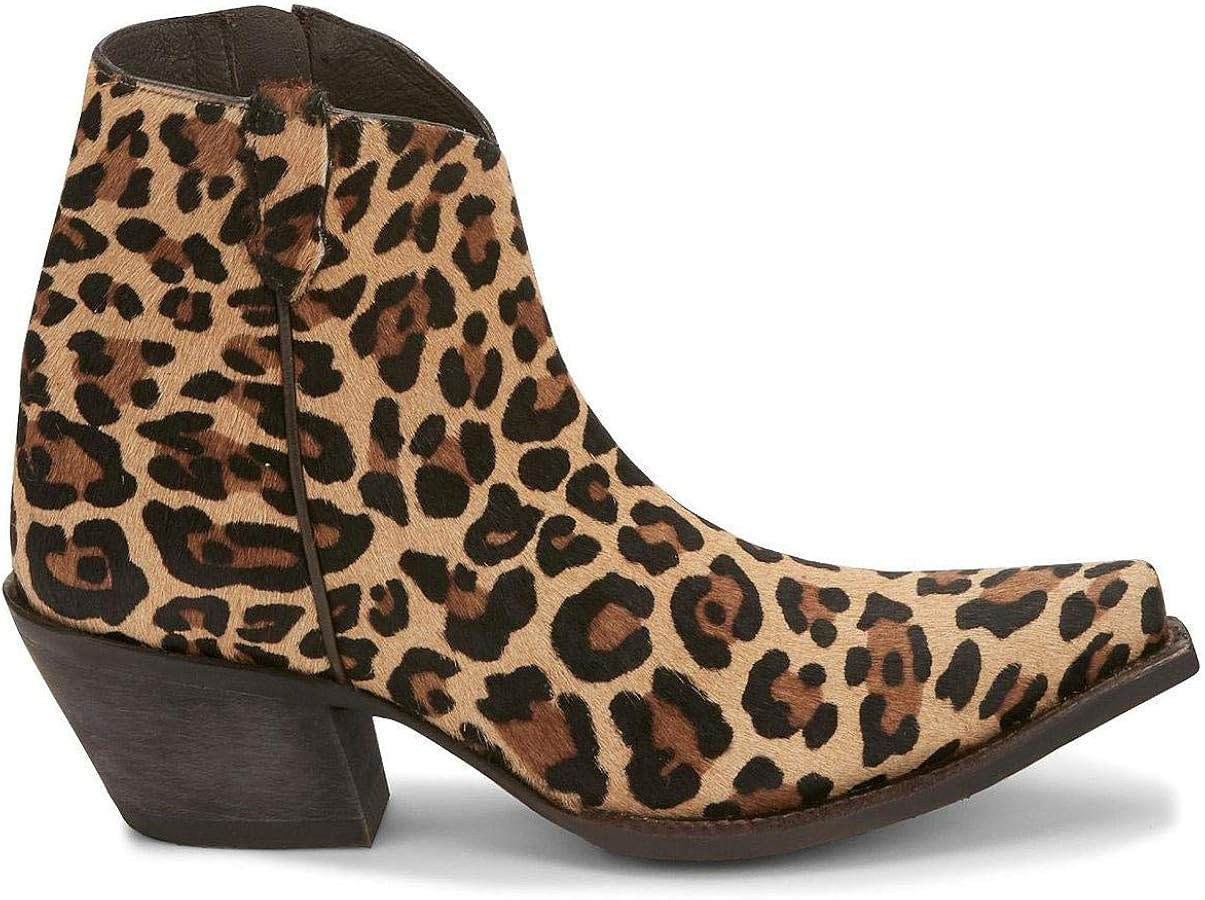 Tony Lama Women's Anahi Wildcat Fashion Booties Snip Toe - Vf6044 | Amazon (US)