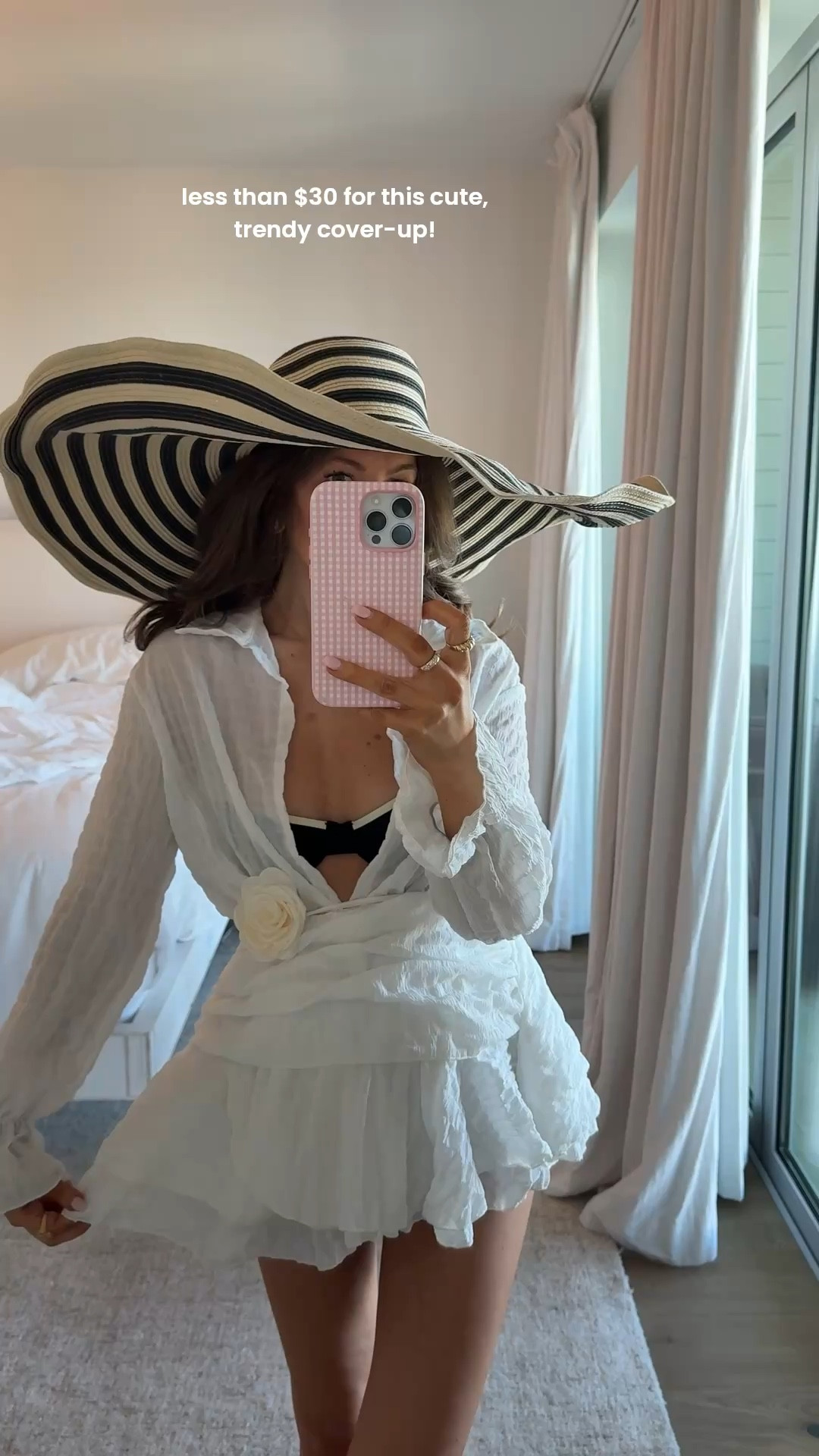 Cutest cover-up from AMAZON!!! And it’s less than $30! The rose is removable 🤍 wearing size small. 

#amazonfinds #amazonmusthave #springbreakinspo 

#LTKTravel #LTKootd #LTKBump