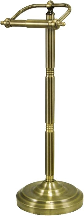 Kingston Brass CC2103 Georgian Pedestal Paper Holder, Antique Brass 21-1/2" | Amazon (US)