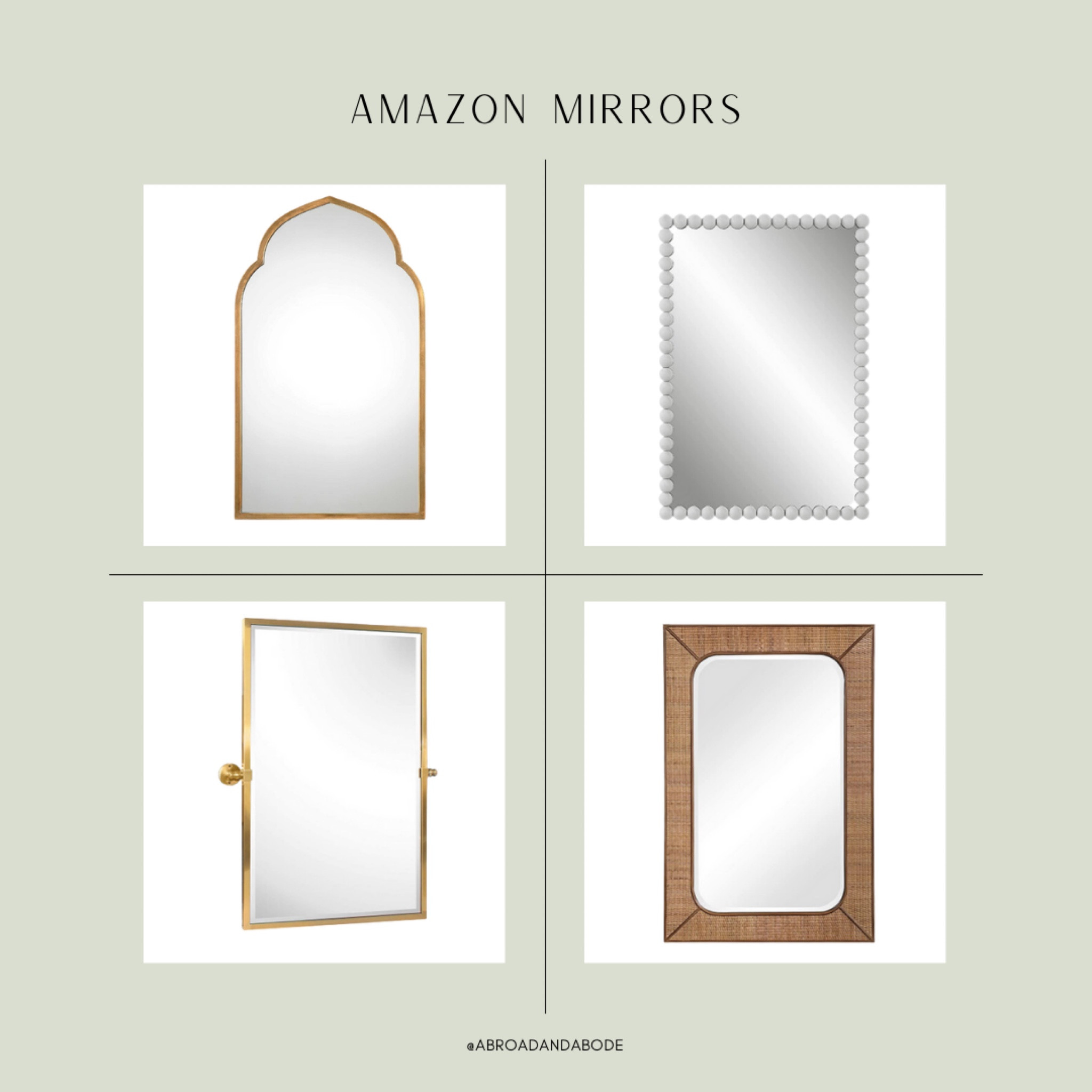 Amazon mirrors 

#LTKFind #LTKunder100 #LTKunder50