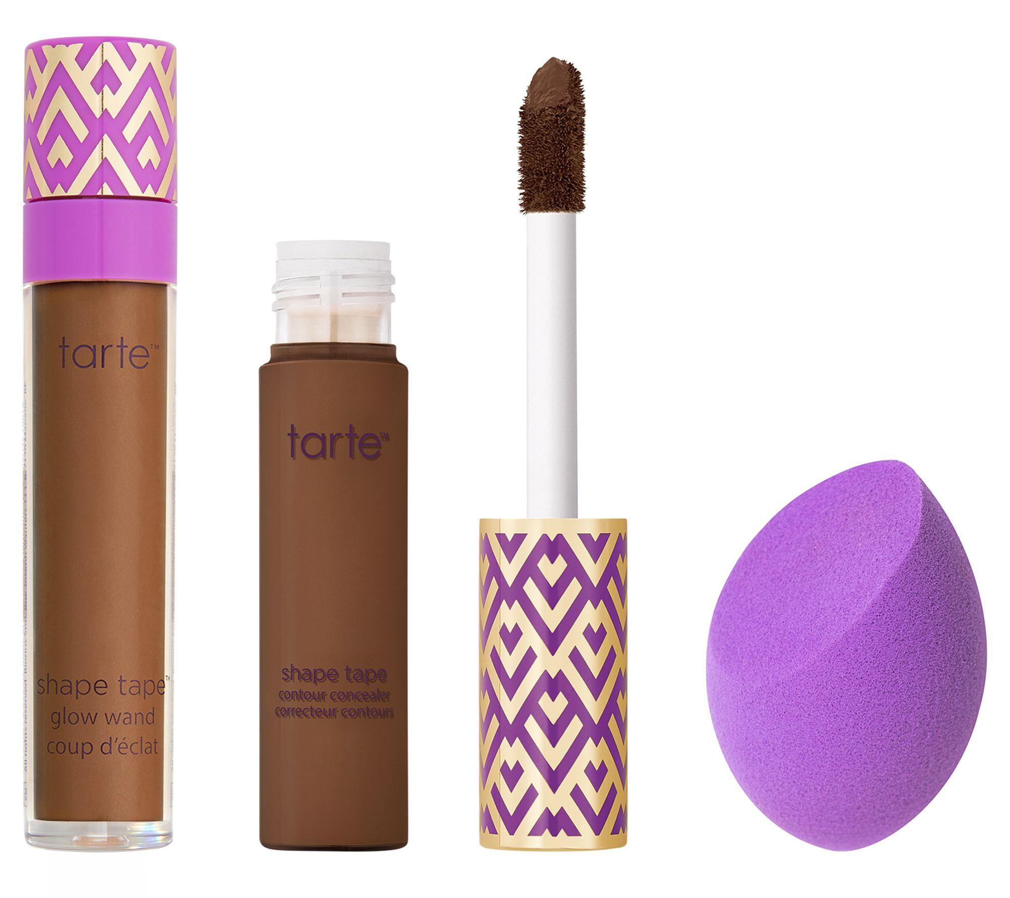 tarte Shape Tape Concealer Glow Wand and Sponge | QVC