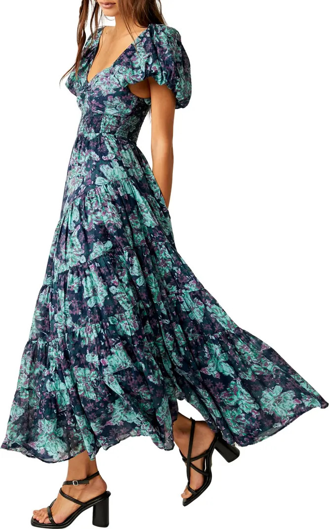 Free People Sundrenched Floral Tiered Maxi Sundress | Nordstrom | Nordstrom