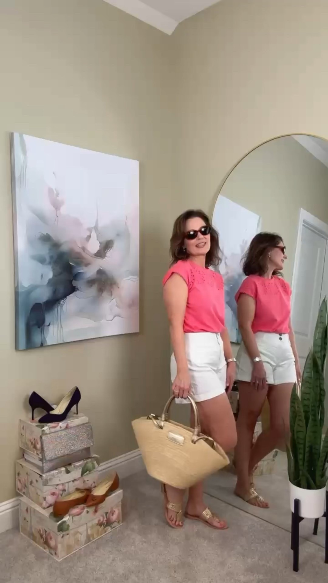 When in doubt white denim shorts and a statement tee always wins in the summerr

#LTKPetite #LTKOver40 #LTKShoeCrush