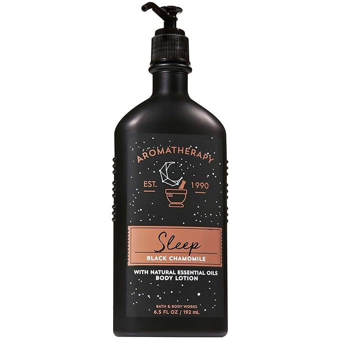 Bath and Body Works Aromatherapy Black Chamomile Sleep Body Lotion, 6.5 oz. (1 Pack) | Amazon (US)