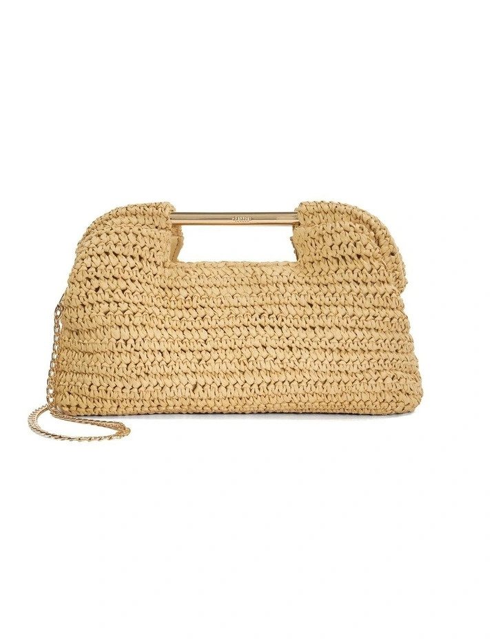 Elsabeth Clutch In Natural | Myer