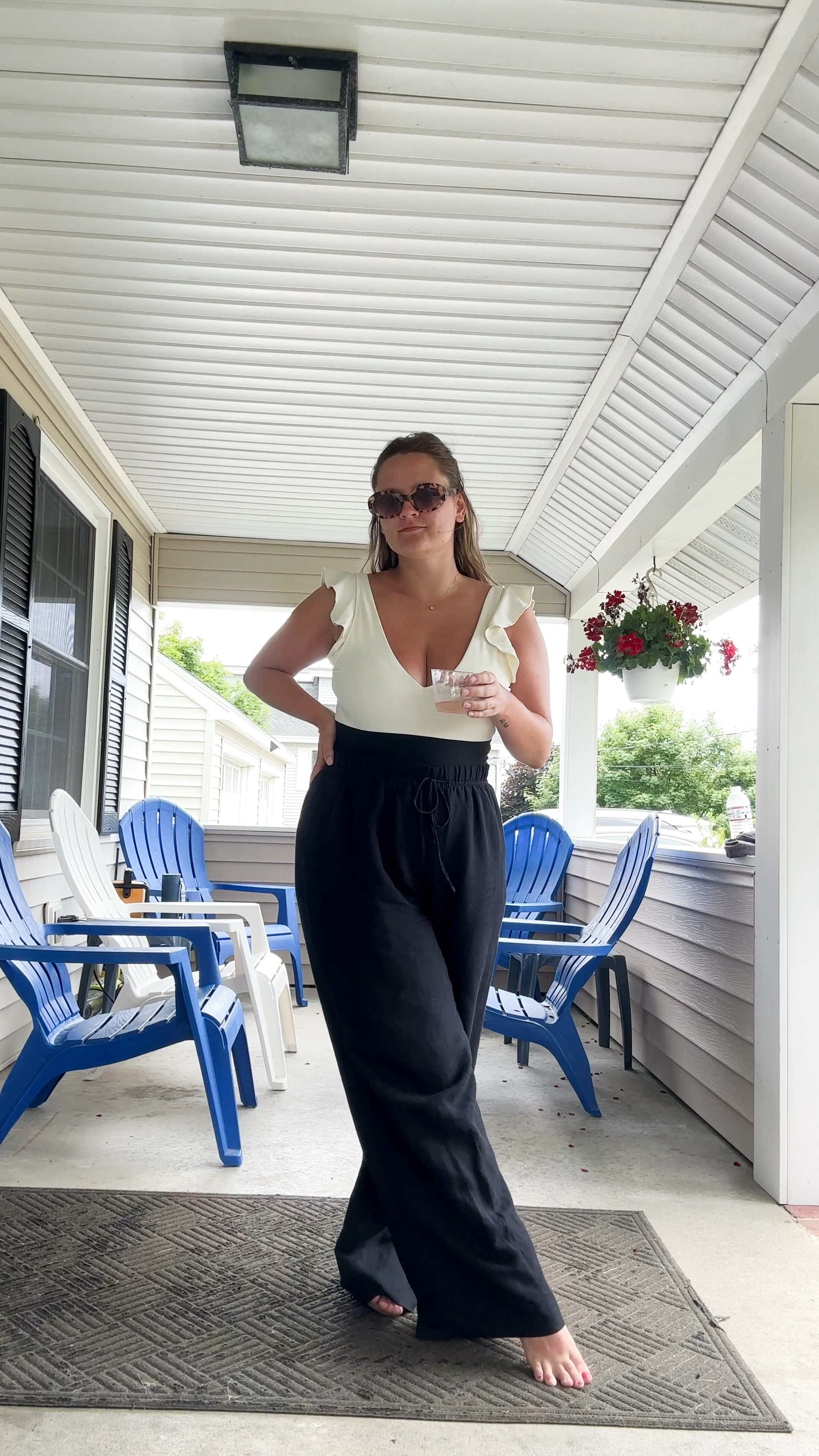 Summersalt deep v one piece
Bathing suit

#LTKSeasonal #LTKSwim