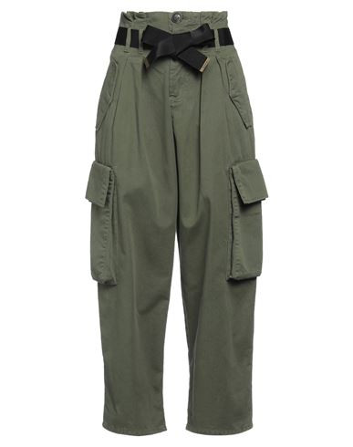 Pinko Denim Woman Pants Military green Size 4 Cotton | YOOX (US)