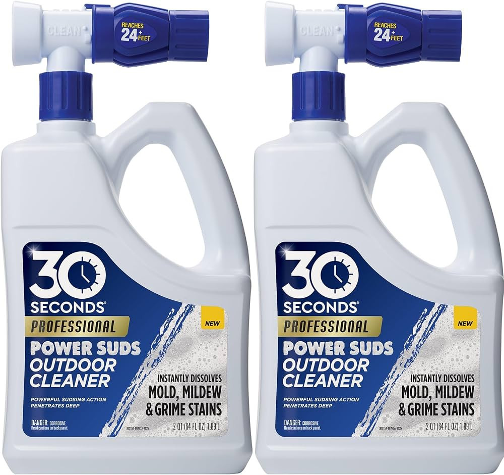 30 SECONDS Pro Power Suds Mold Pro Mold and Mildew Stain Remover | Scrub Free | Brighter Results ... | Amazon (US)