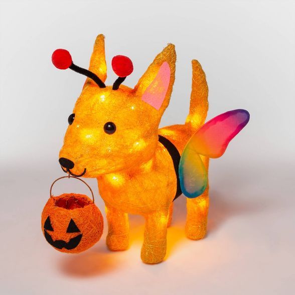 Dog in Butterfly Costume Incandescent Sisal Lighted Halloween Decor - Hyde & EEK! Boutique™ | Target