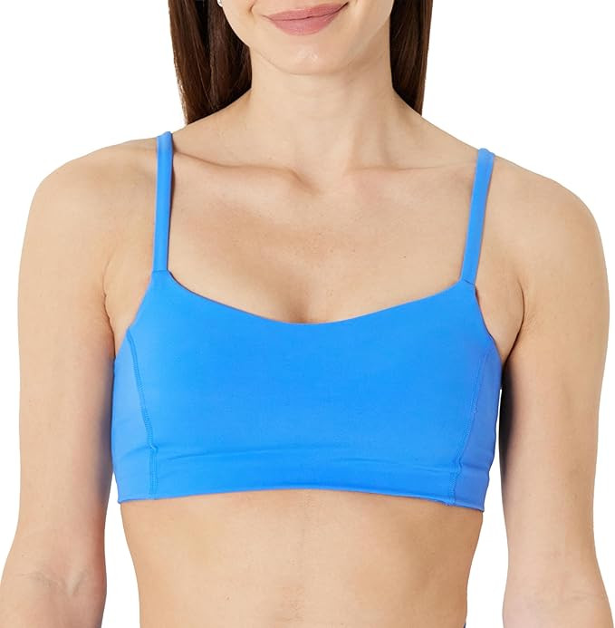 Amazon Essentials Women's Active FormFlex Buttery Soft Light Support Sweetheart Neck Yoga Sports ... | Amazon (US)