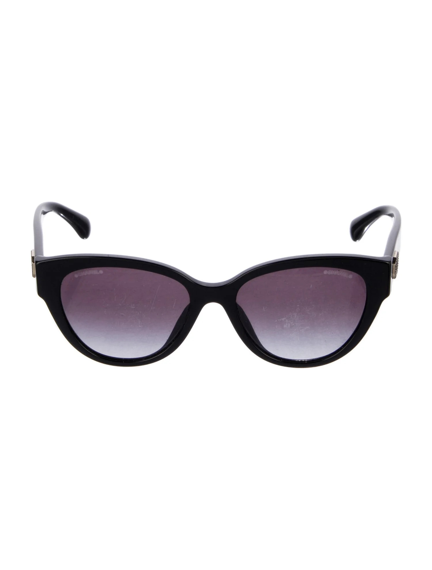 Interlocking CC Logo Cat-Eye Sunglasses | The RealReal