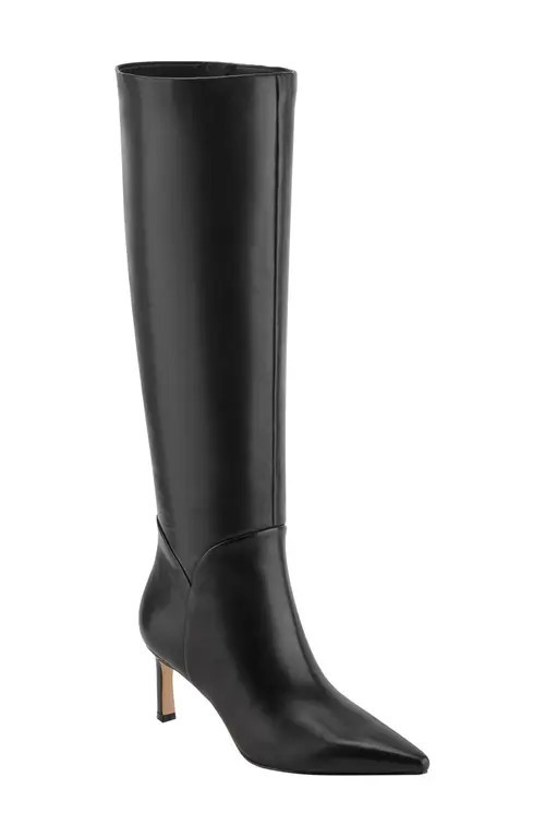 Marc Fisher Sabrina Knee High Boot in Black at Nordstrom, Size 9.5 | Nordstrom