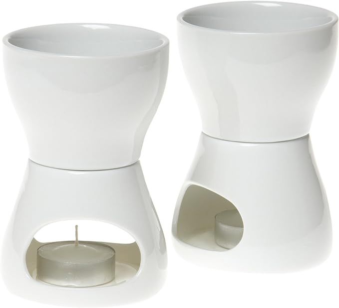 Norpro 213 Porcelain Butter Warmer, 2pc set, 4 x 7 x 4 inches, As Shown | Amazon (US)