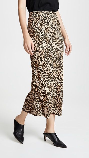 Leopard Print Midi Skirt | Shopbop