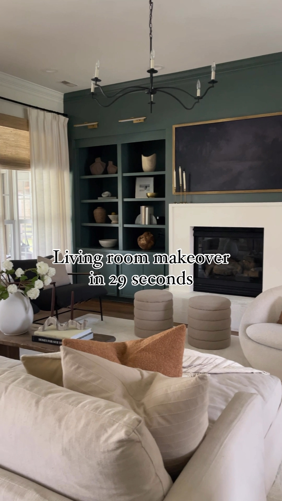 Living room makeover! 

Living room, diy, rug, frame tv, tv art, picture light, chandelier, area rug, sofa, accent chair, McGee & Co., affordable home decor 

#LTKHome #LTKSaleAlert