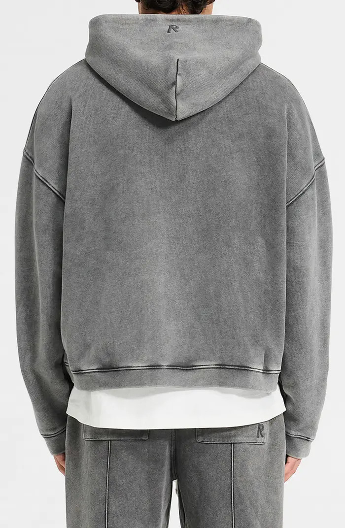 Initial Oversize Full Zip Hoodie | Nordstrom