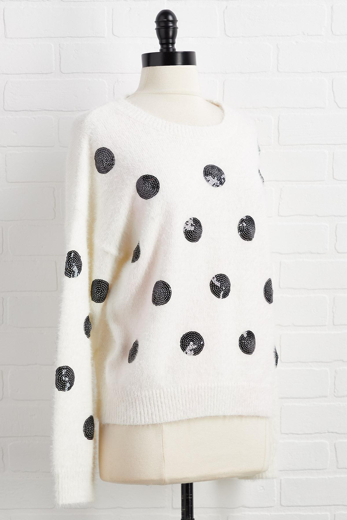 spot a little sparkle sweater | Versona