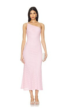 Bardot Albie Knit Maxi Dress in Candy Pink from Revolve.com | Revolve Clothing (Global)