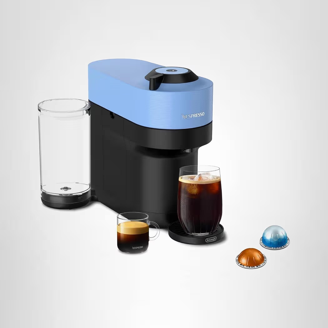 Nespresso Vertuo Pop+ Coffee and Espresso Machine by De'Longhi, Pacific Blue | Amazon (US)