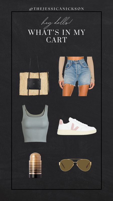 Everything currently in my cart! 💗I’ve been obsessed with the skims cotton tank. They come in multiple colors and perfect for spring. I’m also eyeing the Veja V-12 sneakers!!Everyone’s been raving about them👟🩷

#LTKshoecrush #LTKSeasonal #LTKstyletip