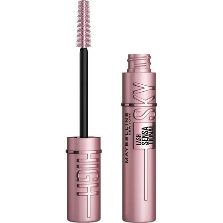 Maybelline Sky High Volumizing Buildable Lengthening Mascara Makeup Defining Curling Multiplying Washable Very Black 0.2 fl oz | Walmart (US)