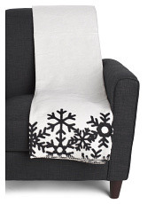 Made In Portugal Snowflakes Throw | Global Home | Marshalls | Marshalls