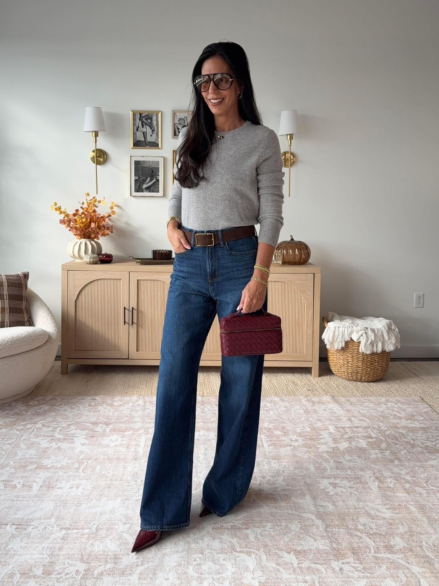 My current fave affordable denim is 50% off. High rise with a slight stretch. So comfortable and comes in 3 lengths 
Denim- 2 long 
Sweater - so soft and a medium 


#LTKOver40 #LTKU #LTKSaleAlert