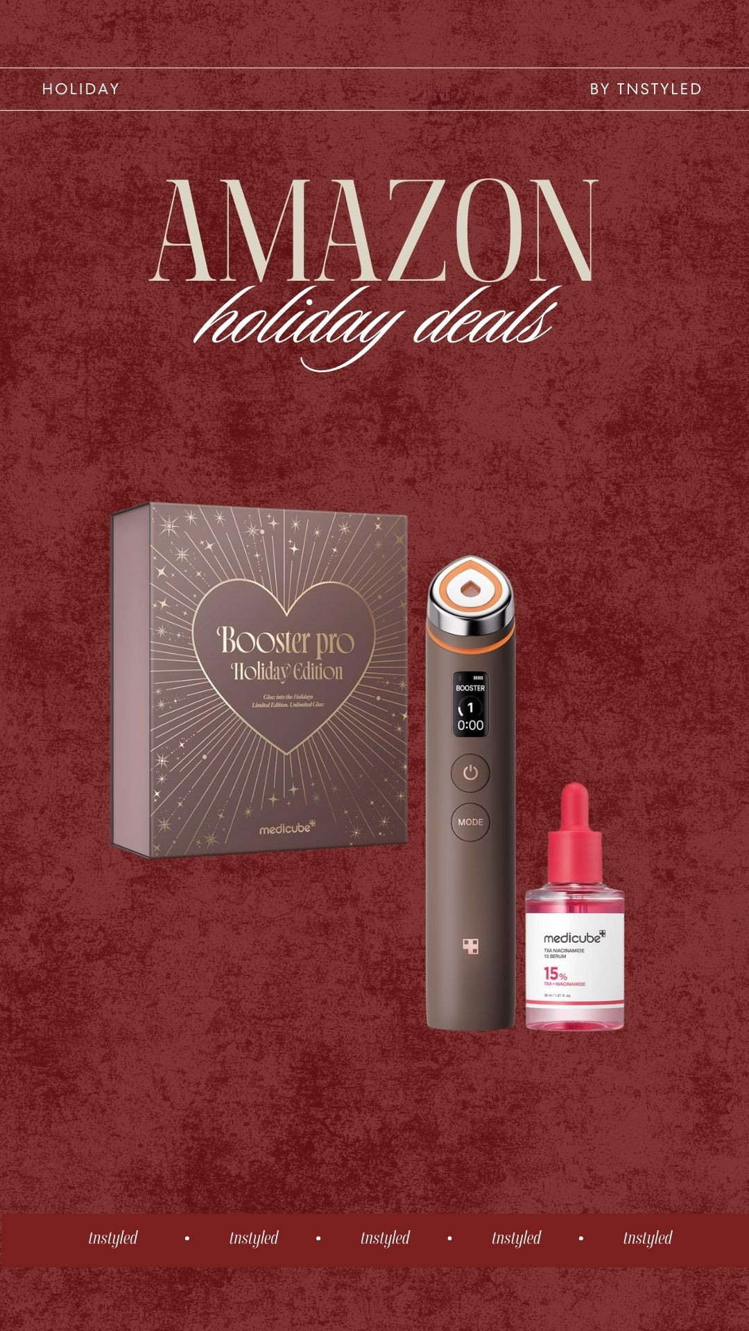 Holiday gift set. Beauty device + niacinamide serum #founditonamazon #amazonbeauty 

 #LTKHoliday #LTKSaleAlert #LTKBeauty