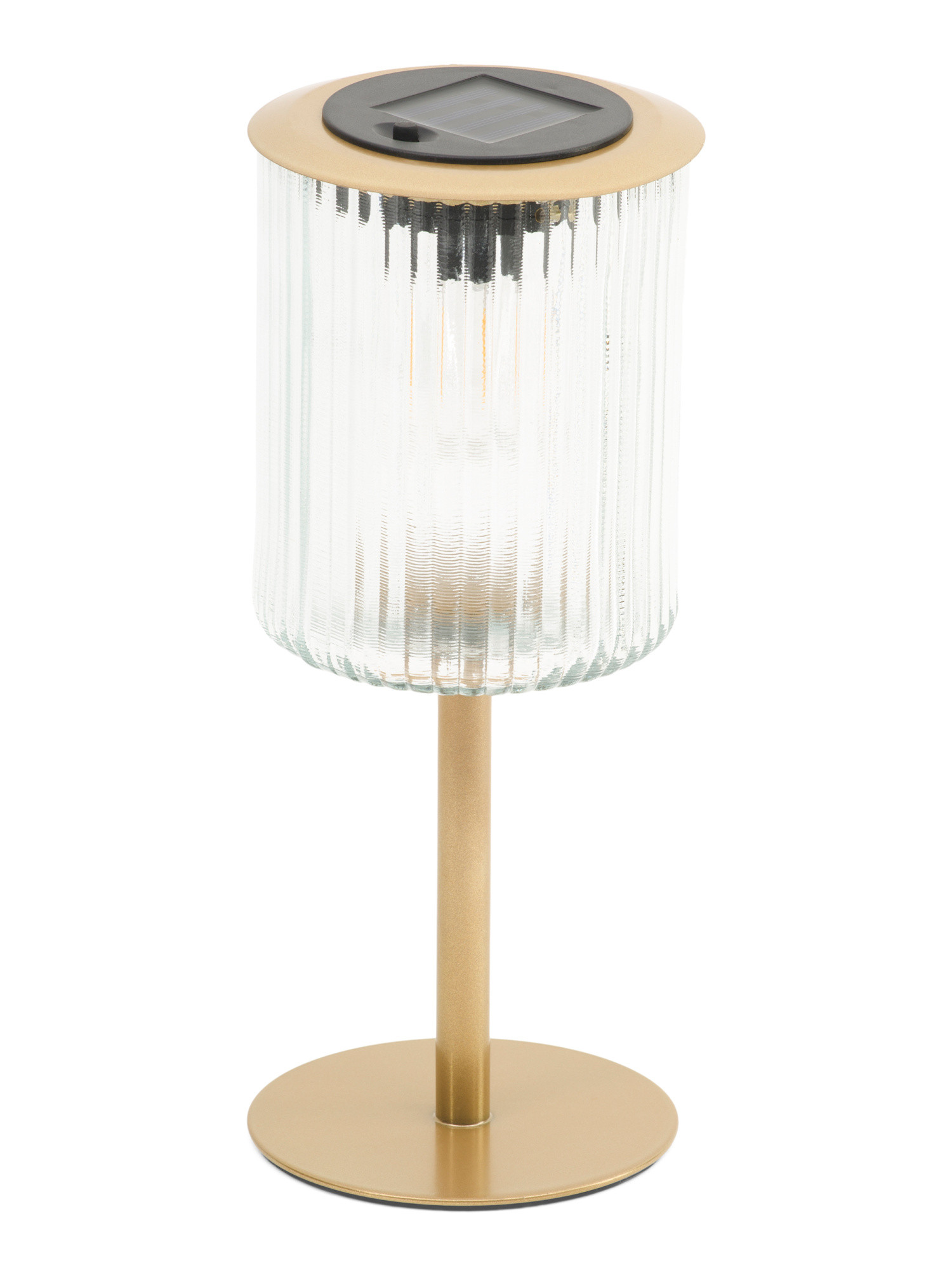 12x5 Outdoor Solar Metal Glass Table Lamp | Home | Marshalls | Marshalls