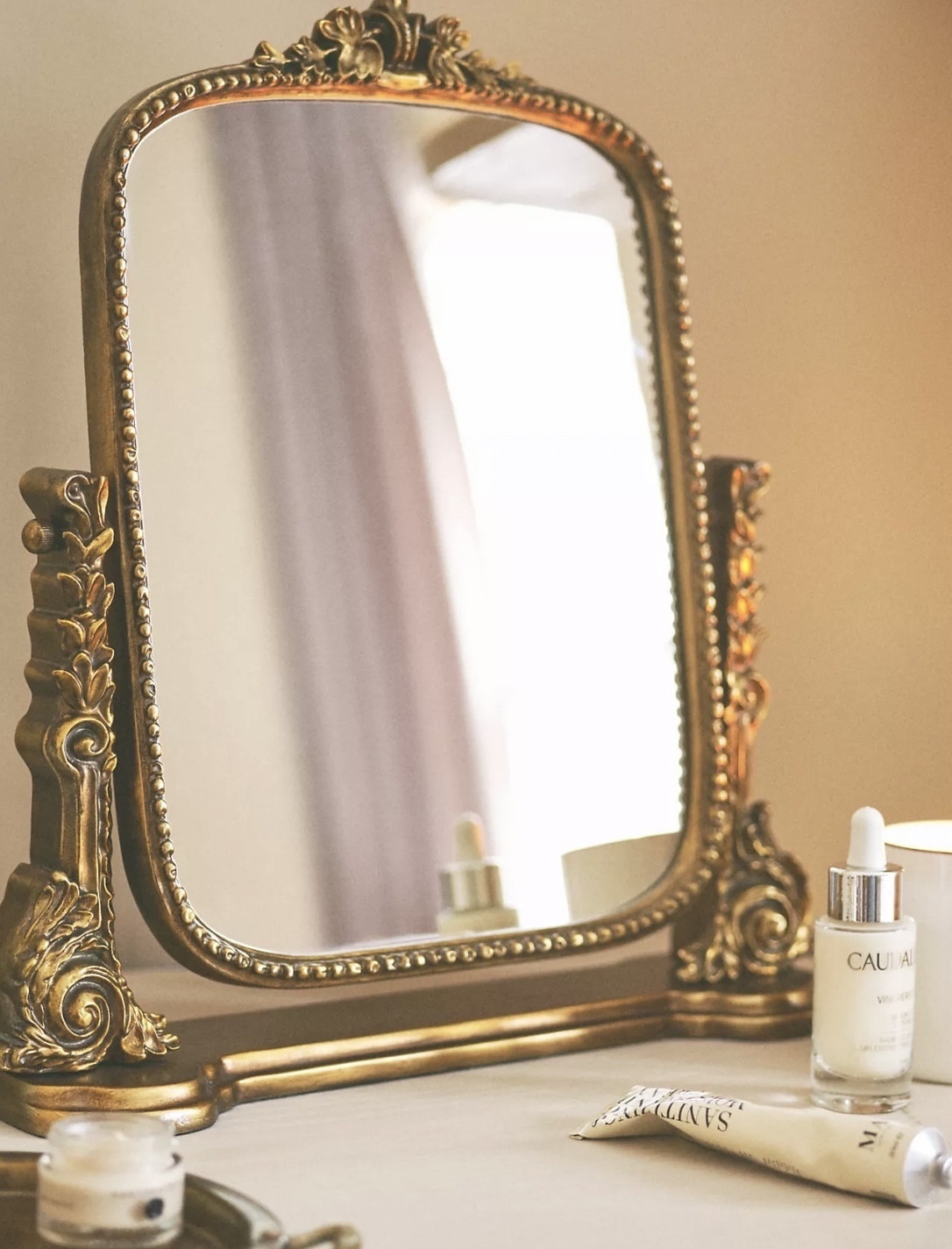  🪞 Anthropologie Viral Mirrors
SALE on selected sizes based on availability. 
•Gleaming Primrose Mirror
•Oval Mirror
•Vanity Mirror
•Portrait Mirror

[home decor, wall mirrors, oval console mirrors, console table mirror living room bedroom small vanity mirror elegant candles mugs candles holder dish towel wine glasses colorful luxe modern gold silver black white]

#LTKSeasonal #LTKhome #LTKsalealert