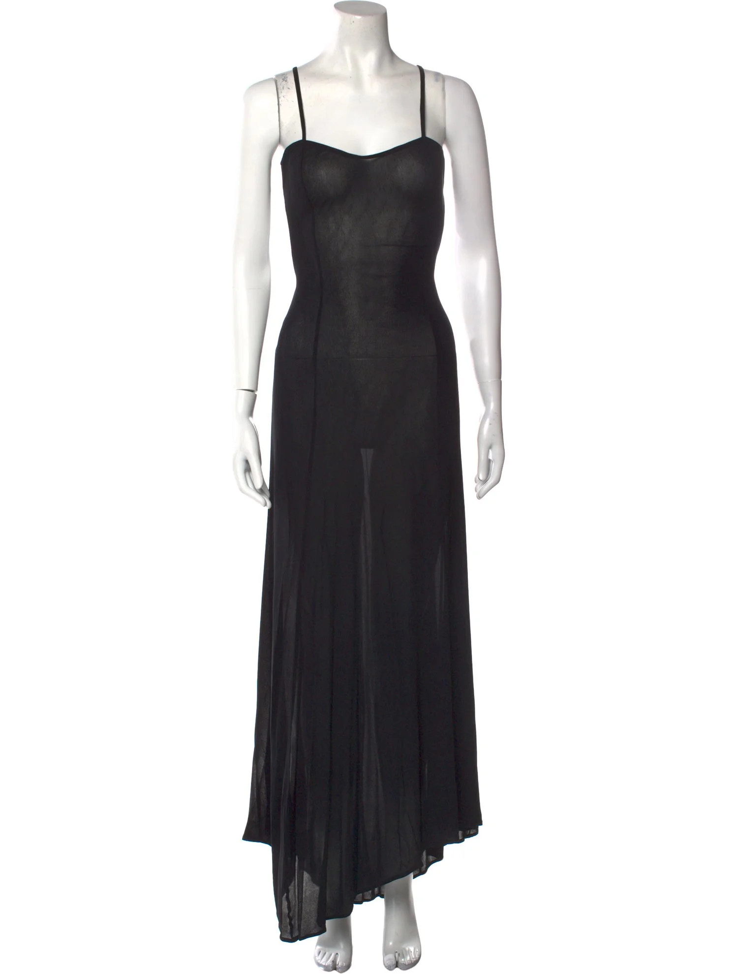 Square Neckline Long Dress | The RealReal