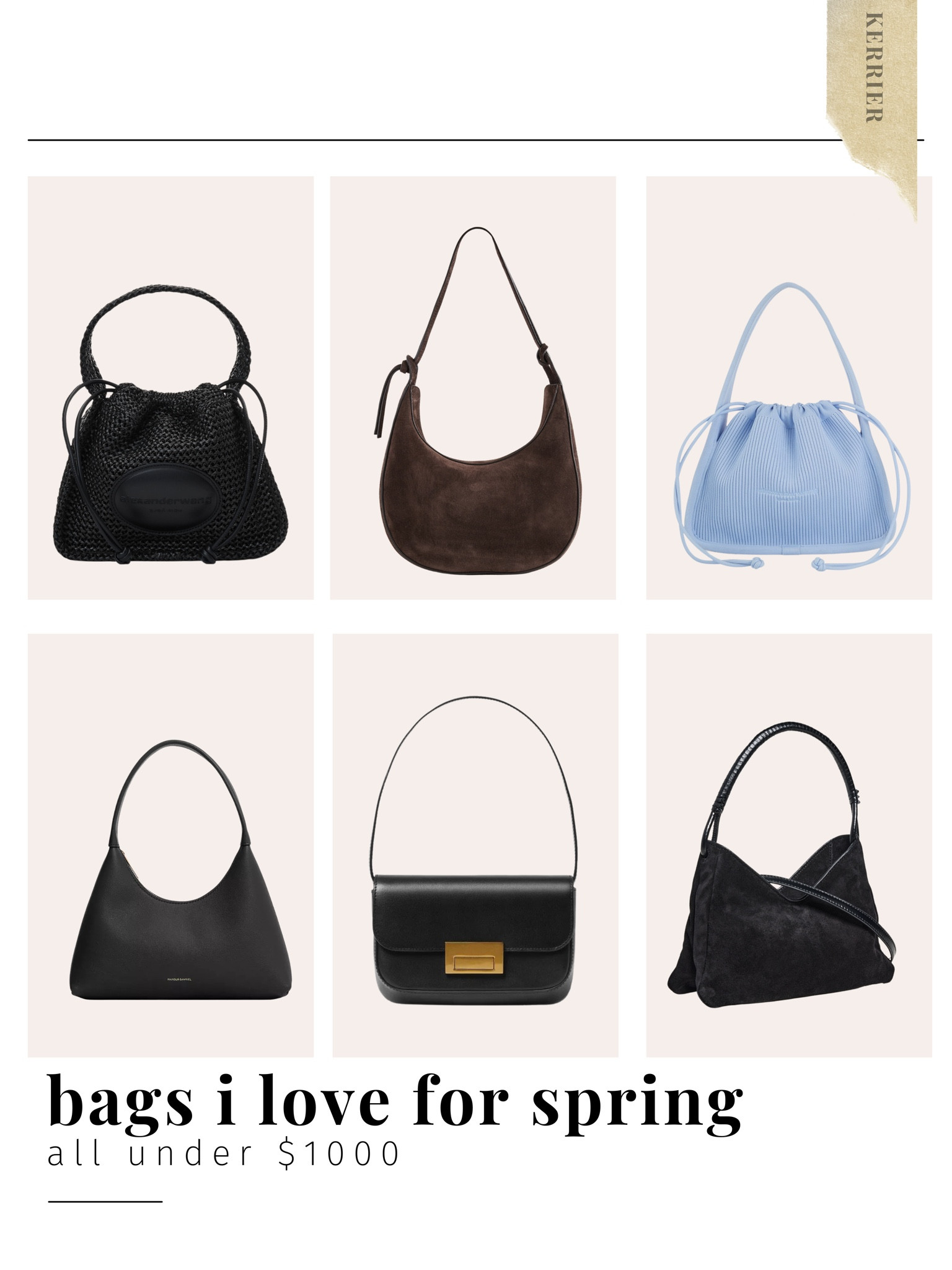 Went out on the hunt for a mid-range designer bag, and found some great options. 

I ended up buying both Alexander Wang pieces shown to choose from - will share when they arrive, and my final decision! (Top left and Top right)

Loeffler Randall
Alexander Wang
Staud
Reformation 
Mansuer Gavriel

#LTKitbag #LTKSeasonal