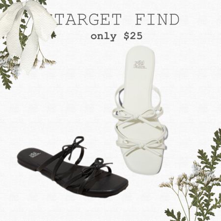The cutest bow summer sandals from Target! For love and lemons dolce vita dupe coquette 

#LTKshoecrush #LTKfindsunder50