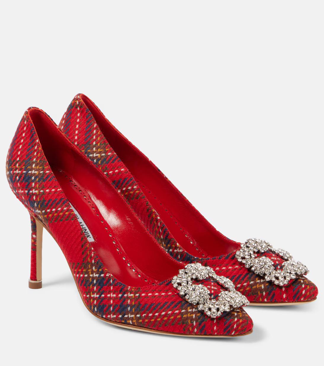 Hangisi embellished tartan pumps | Mytheresa (US/CA)
