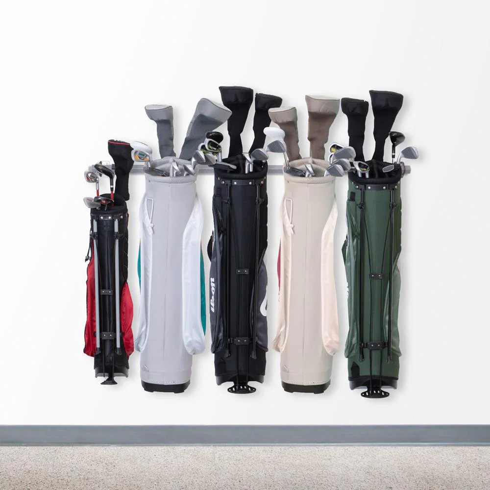 Monkey Bars 10 -Piece 51-in Gray Steel Golf bag Rack Rubber one_size | 04006 | Lowe's