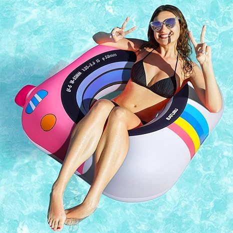 BATURU Floats for Swimming Pool, 38” Pool Floats Adult Size, Pool Floaties for Adult, Heavy Dut... | Amazon (US)